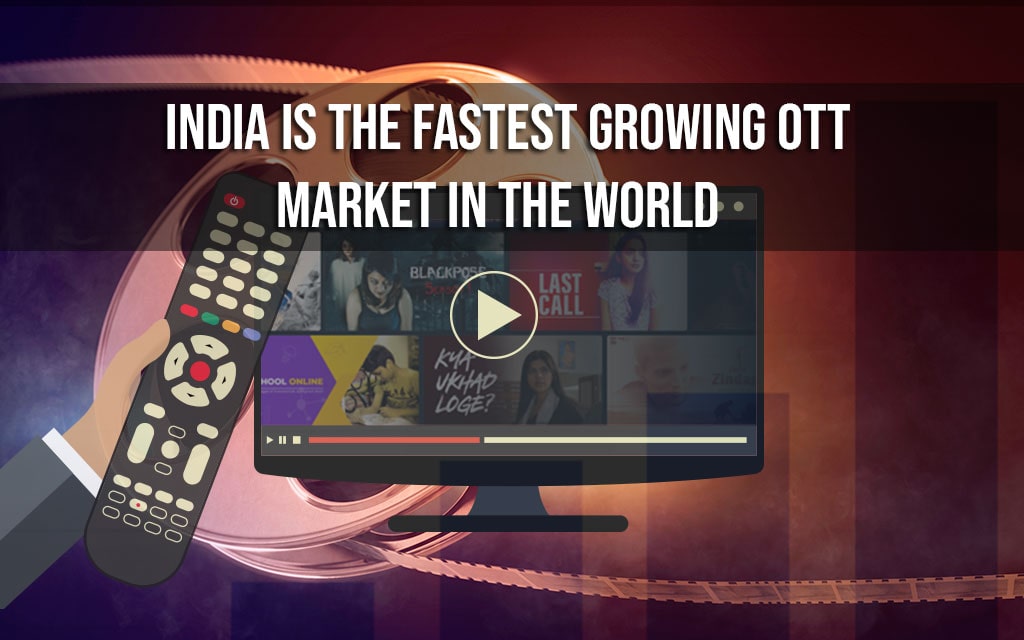 India Is The Fastest Growing OTT Market In The World